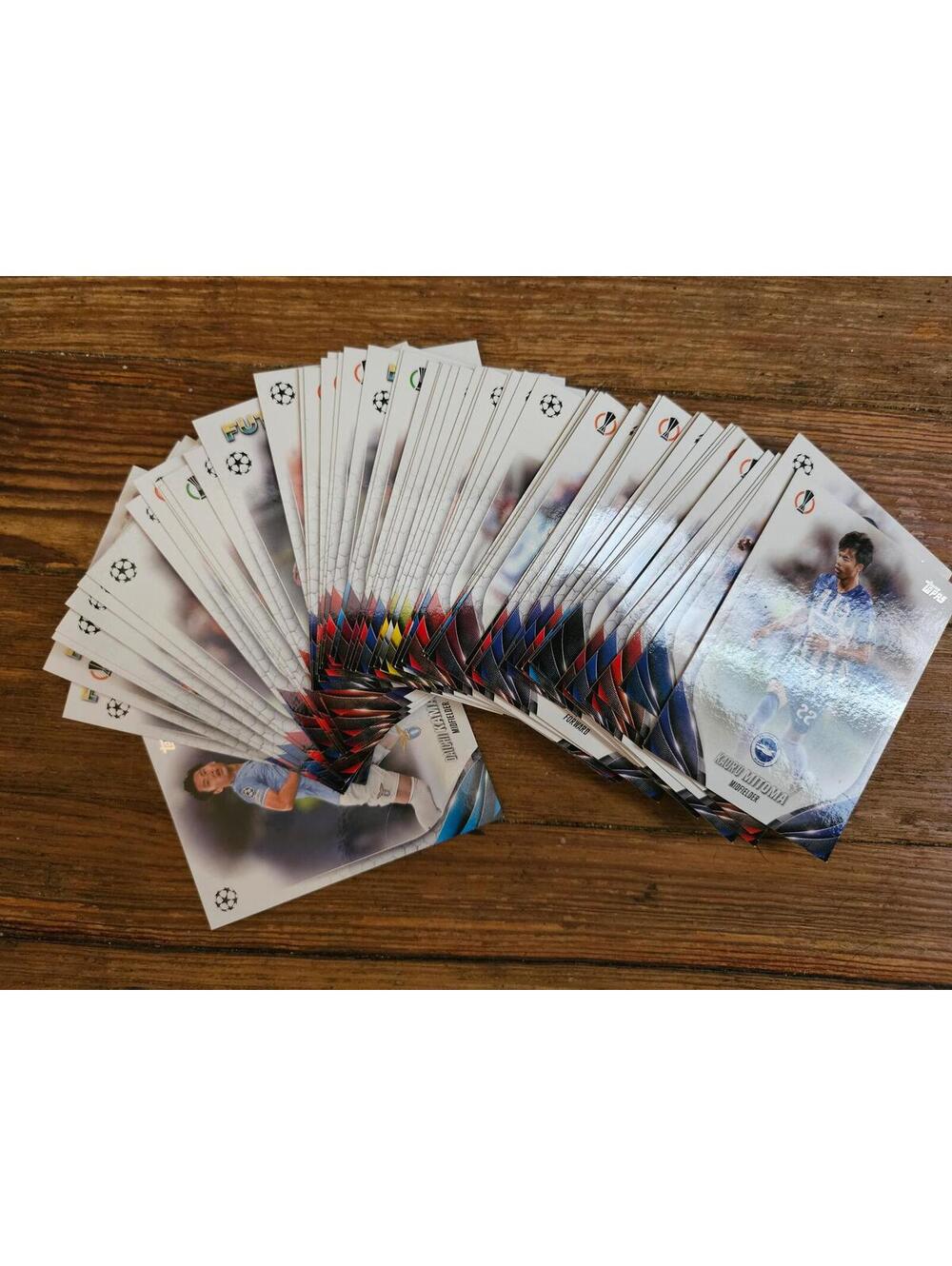 Lot of 62 - 2023-24 Topps UEFA Club Competitions Cards. Unsorted